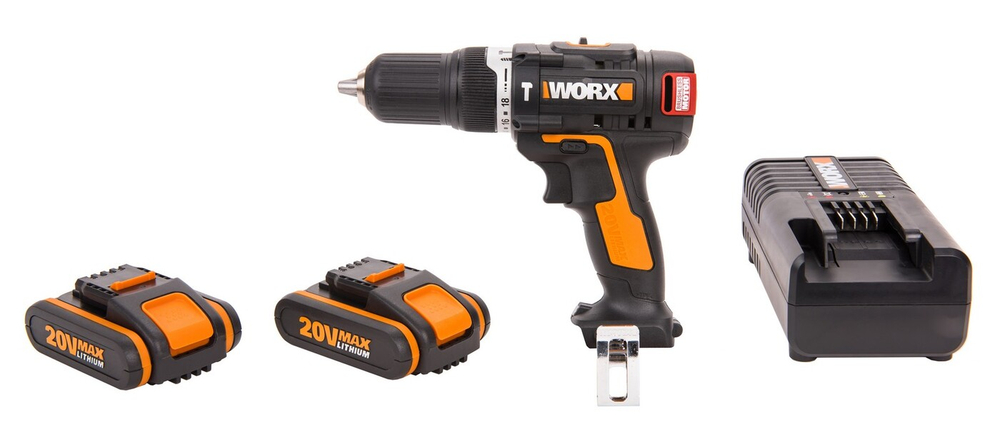 Дрель-шуруповерт ударная аккумуляторная WORX WX367.3
