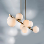 815083 Люстра CROCO 8х40W E14 ЛАТУНЬ