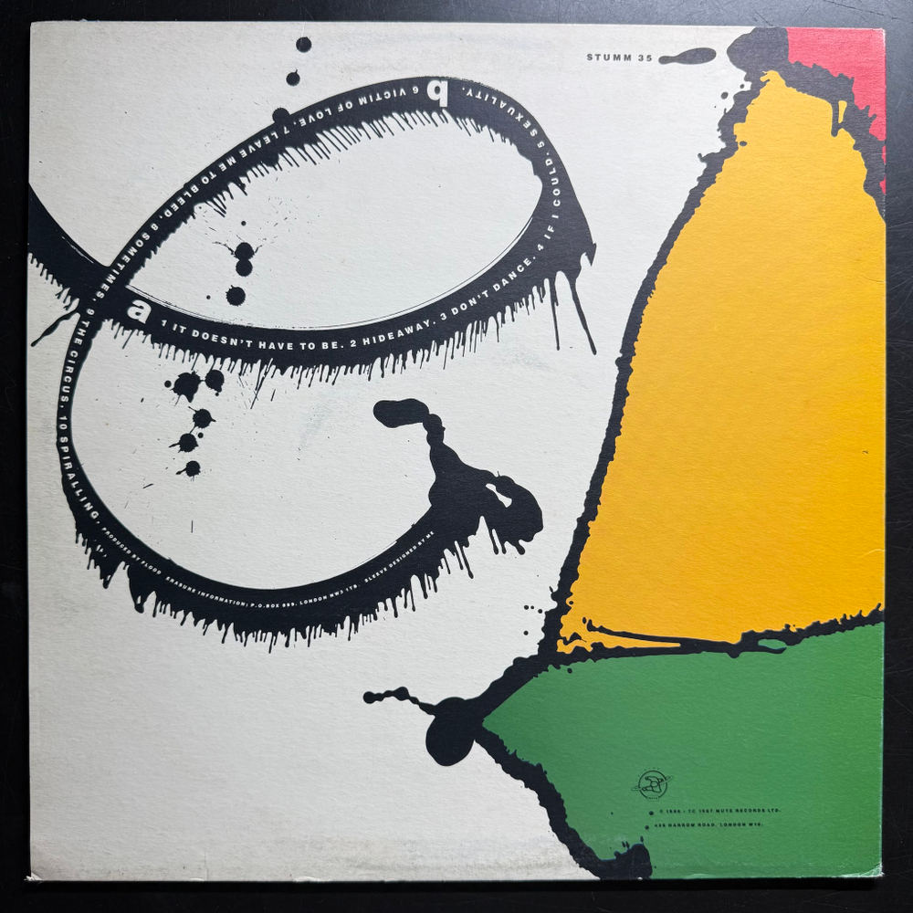 Erasure ‎– The Circus (Англия 1987г.)