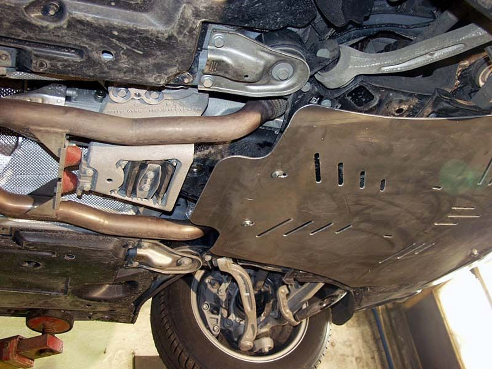 Защита картера и КПП Sheriff для Audi A6 III (C6) 2004-2011 арт.02.0715