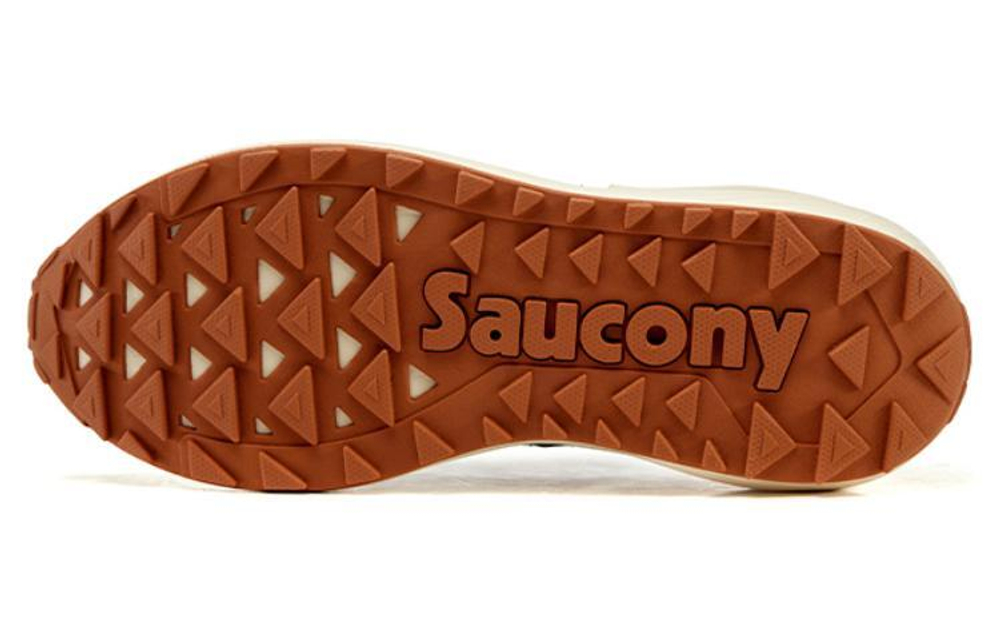 Saucony Jazz Renew wear-resistant breathable low-cut sports casual shoes for men and women with the same style of white maroon