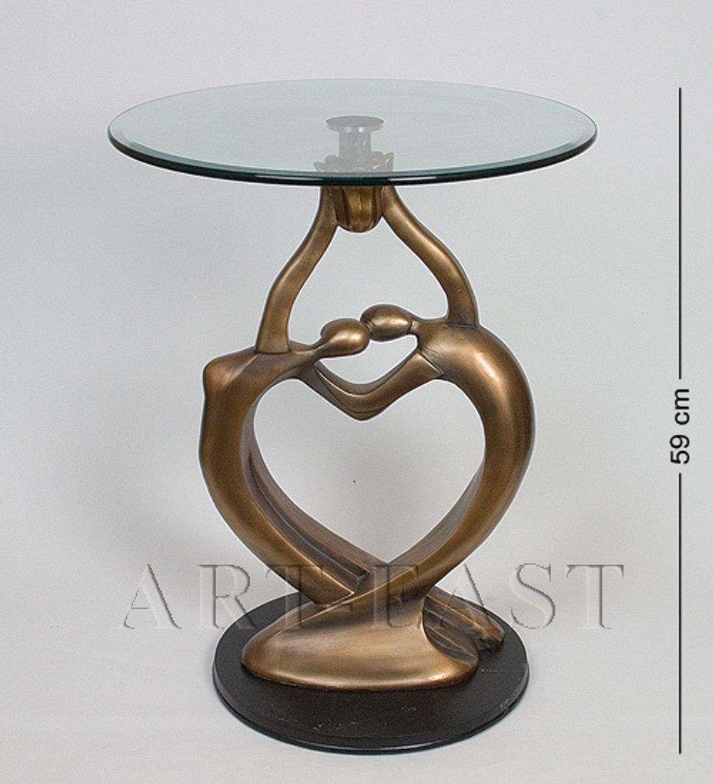 ALF 031/0931 Статуэтка«Влюбленная пара»+ стекло (35*60*35*46)