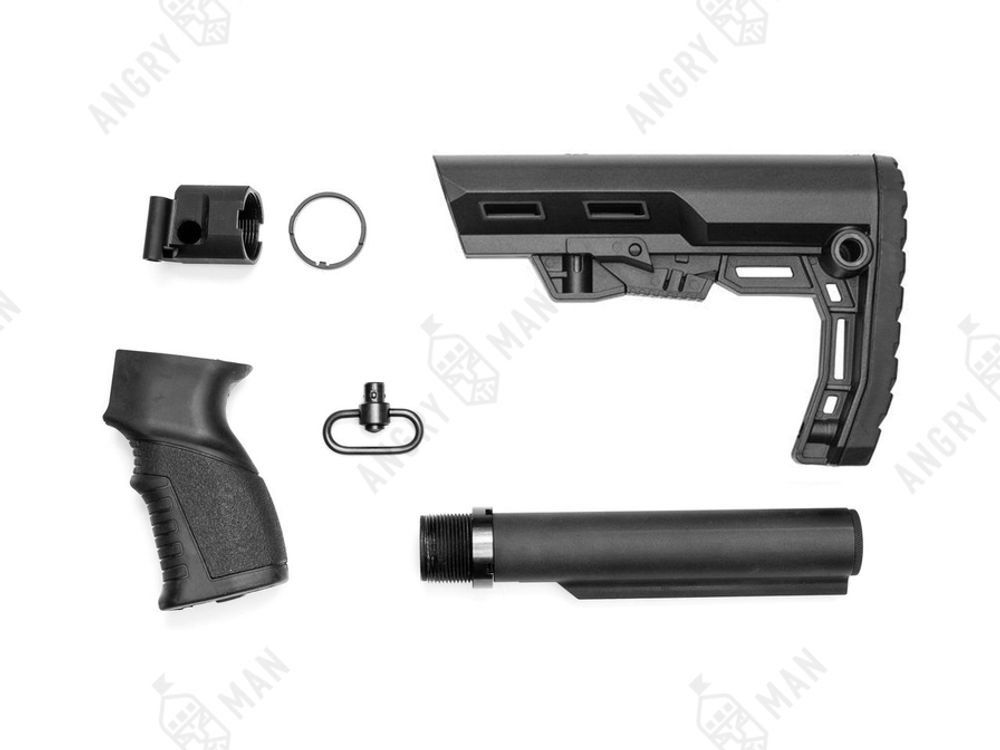 Комплект приклада на складные АК и Сайга, на базе Alpha, K.Arma