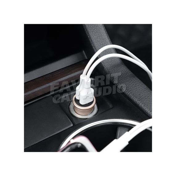 АЗУ 2USB HOCO Z30 Easy route, 3100mA чёрный