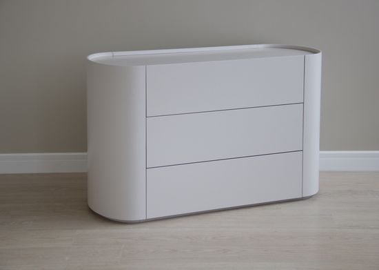 Комод Lagom 3 ящика ширина 120 см (дымка)