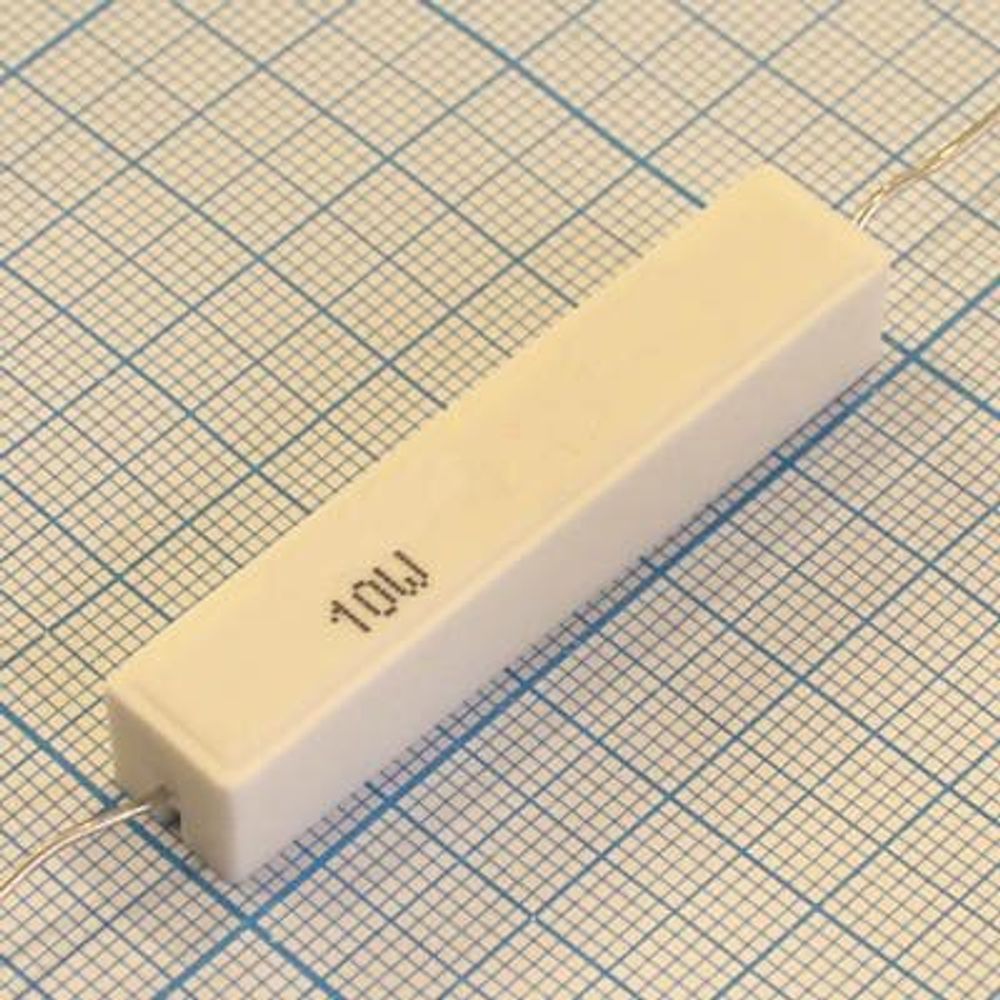 Резистор керамика, проволочный SQP-10W: 1 Ом