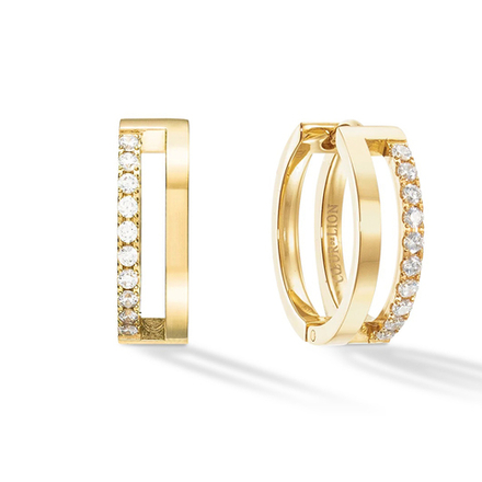 Серьги Coeur de Lion Crystal-Gold 0136/21-1816