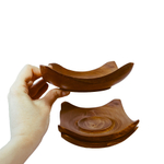 Набор квадратных деревянных чаш-конфетниц Art of Siberia из кедра 3 шт. TN19