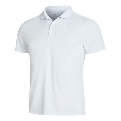 Мужское теннисное поло Nike Dri-Fit Court Solid Polo Men - White