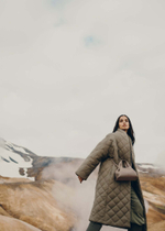 Сумка Polene Numéro Neuf Mini EDITION TEXTURED TAUPE