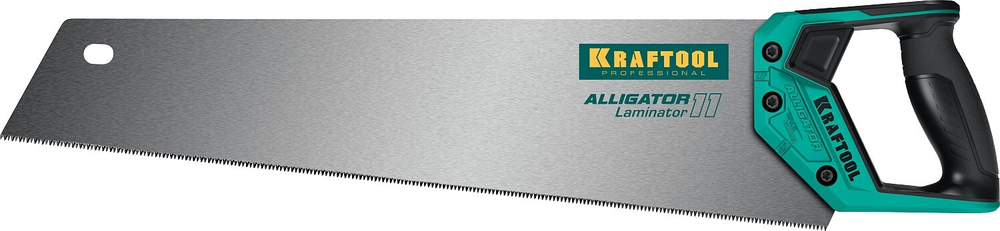 Ножовка по ламинату ″Alligator LAMINATOR 11″, 500 мм, 11 TPI 3D зуб, KRAFTOOL