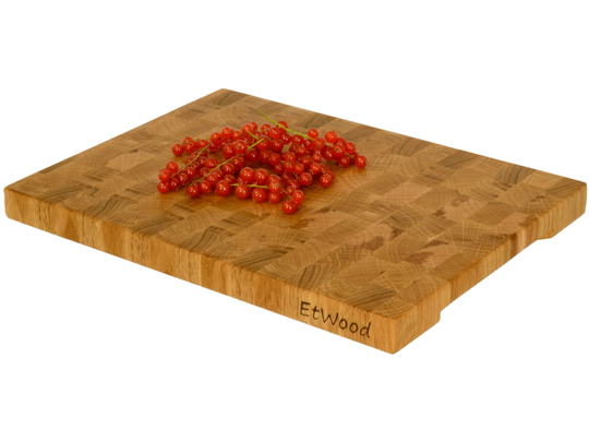 Торцевая разделочная доска 40x30x3 см. дуб, арт. 030