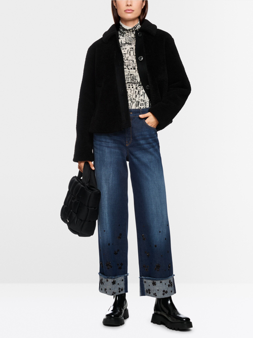 Джинсы из хлопка