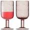 Набор бокалов для вина flowi, 410 мл, розовые, 2 шт.