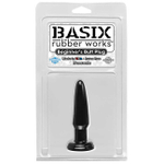 Анальная втулка Beginner's Basix, черная (Цвет: черный)