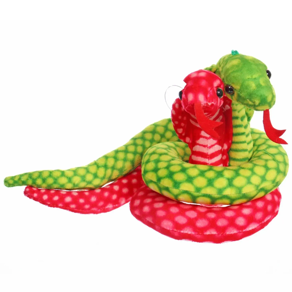 Мягкая игрушка «Змейка» Яркая 45 см, микс