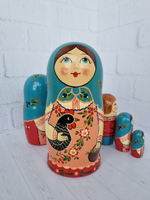 Матрешка "с курочкой" традиция 5мест