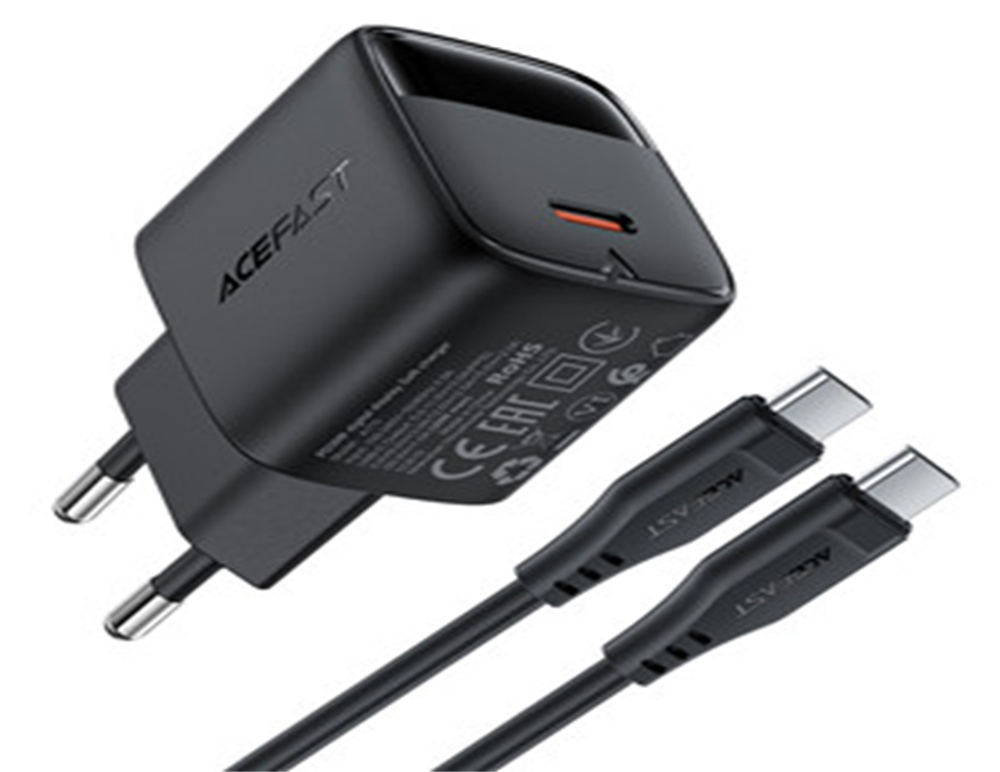 A115 PD30W GaN charger USB-C with digital display set (P5) (EU)