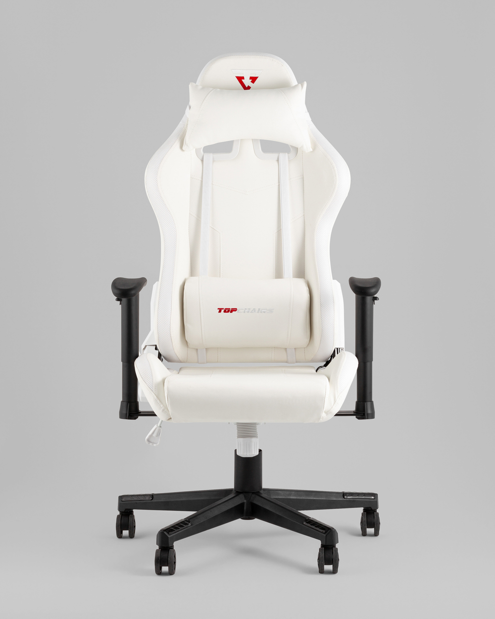 Кресло спортивное TopChairs GMM-080 белый на черной базе