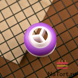 Переходник для кондитерских мешков на три цвета