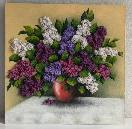 Декобокс " Сирень в горшке" 30-30см