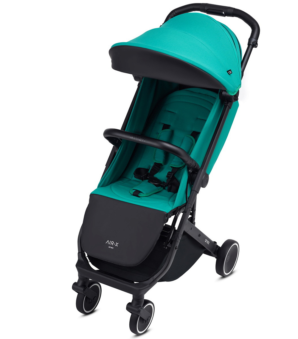 Детская коляска Anex Air-X Travel Cot 2 в 1 green/gray