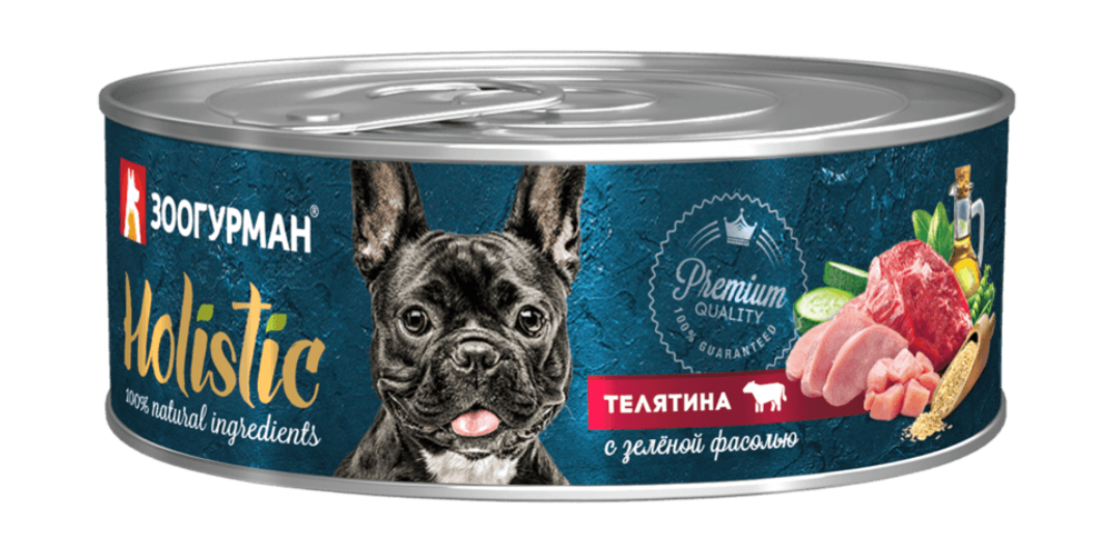 Зоогурман корм консервированный для собак holistic