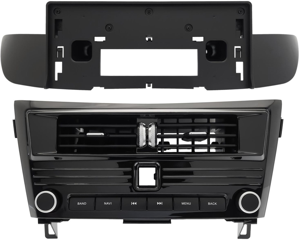 Магнитола для Nissan Qashqai J11, X-Trail T32 2014-2020 (рамка LUX) - FarCar монитор 12.3" 2K QLED на Android 14, TS10, CarPlay, 4G SIM-слот