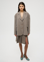 Жакет объемного кроя