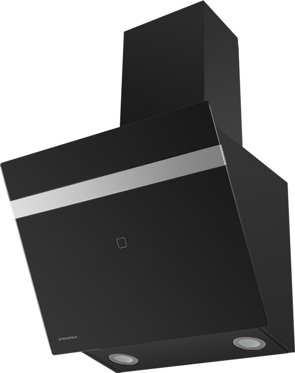 Каминная вытяжка Maunfeld MEDWAY 60 Glass Black/Stripe Inox