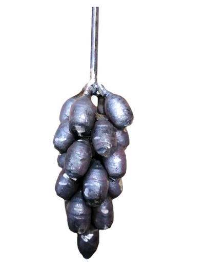 Кованый элемент виноградная гроздь 140х65 мм, вес:1,085 кг.