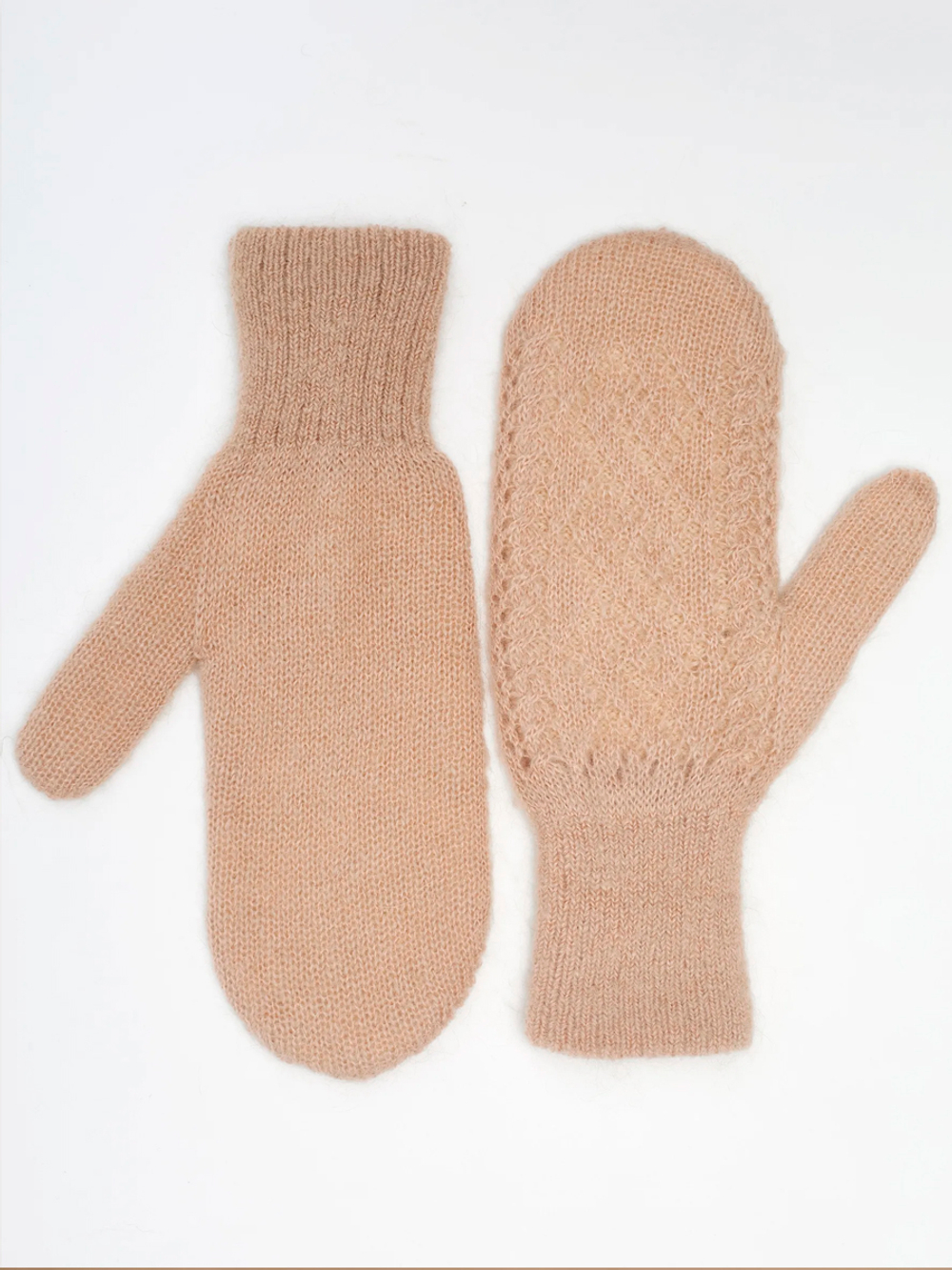 Варежки В036-08 бежевый