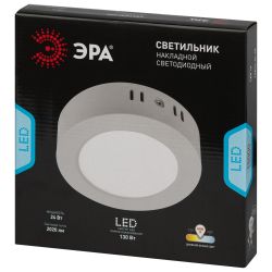 Светильник светодиодный ЭРА LED 19-24-4K накладной круглый 24Вт 4000К | Downlight