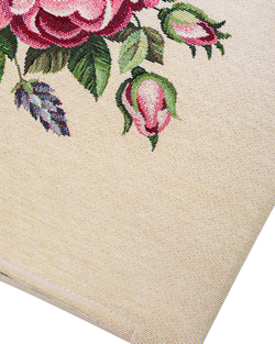 Наволочка декоративная 45х45см Mix&Match Home Розовое утро бежевая