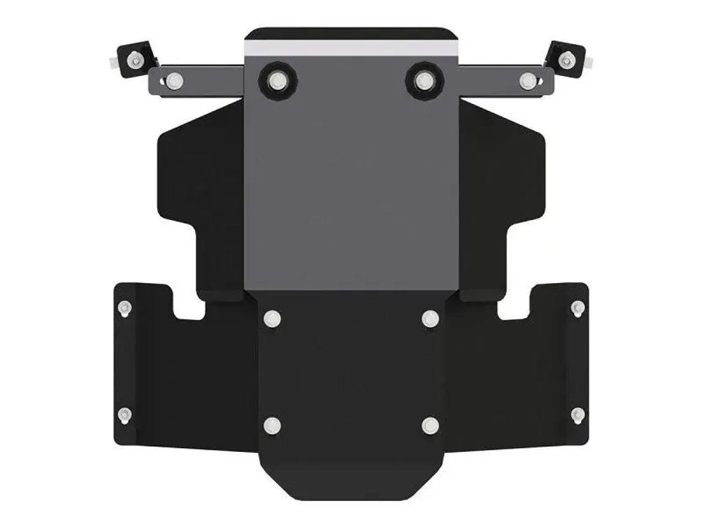 Защита картера двигателя (2,5 мм, сталь) для GAZ Соболь 2012- (V = 2.8 MT 4WD) Sheriff.27.2584