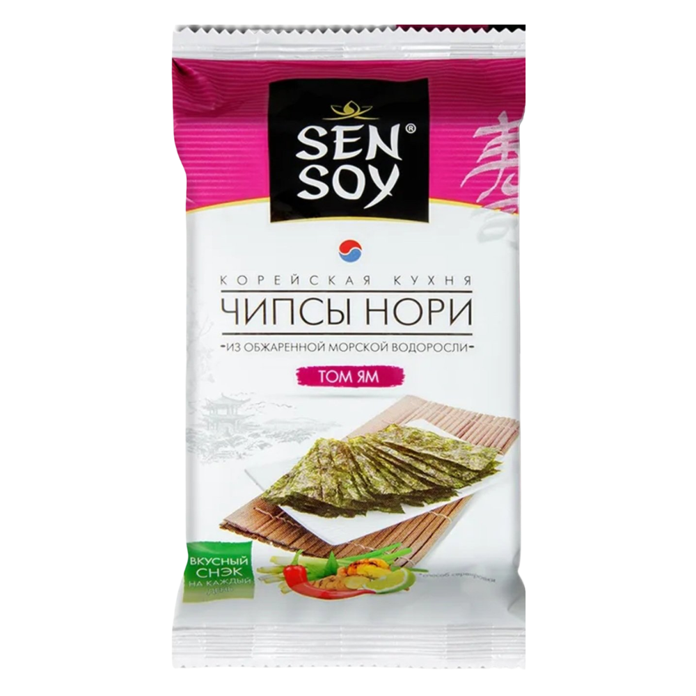 Чипсы нори "Сен Сой" том ям 4,5г