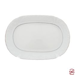 Блюдо овальное Repast Rococo с платин.полос.29 см