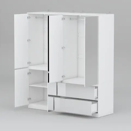 Зеркальный распашной шкаф MirrorLine