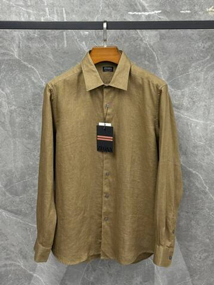 Льняная рубашка Zegna