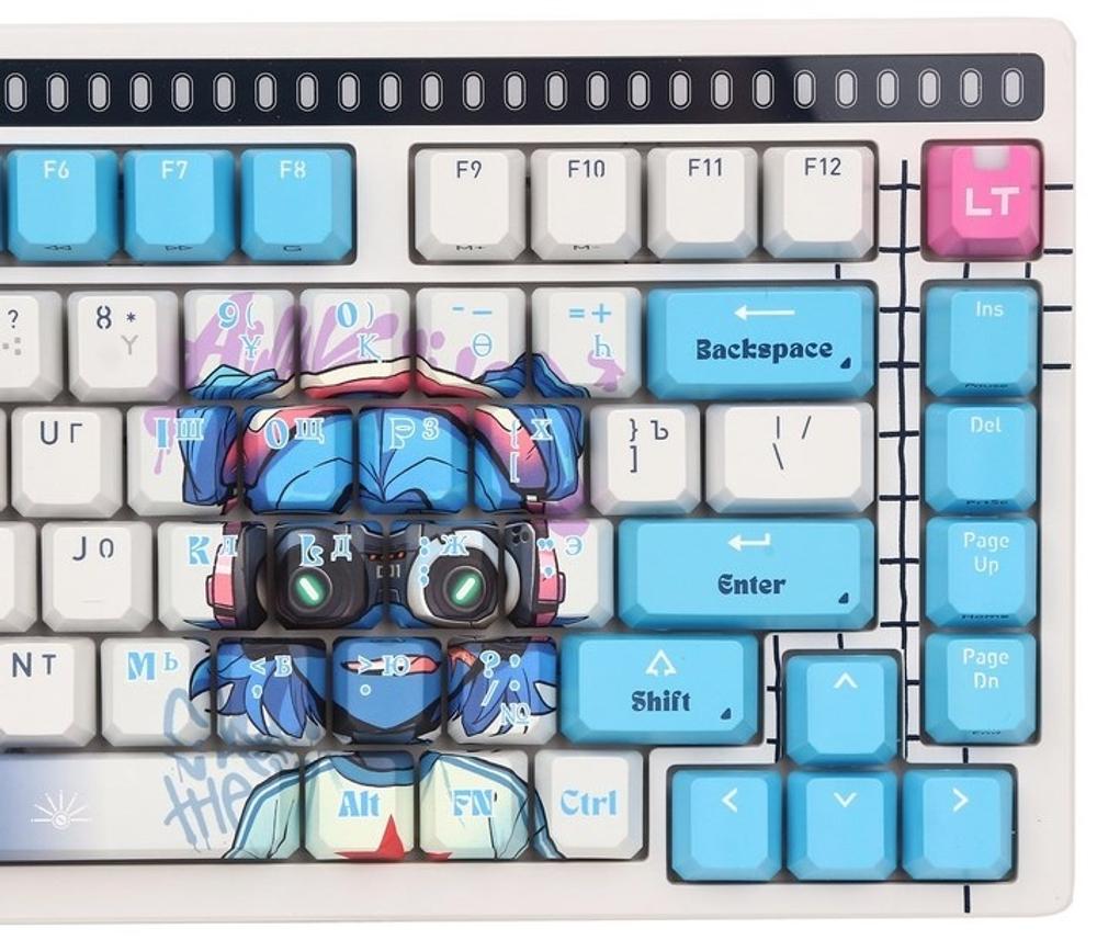 Клавиатура A4Tech AT75 Nyx Mirage SAVAGE белый
