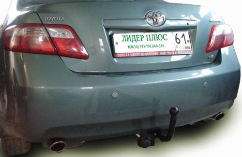 Фаркоп Лидер-Плюс для TOYOTA CAMRY 2006-2018 с электрикой (Smart) и сертифкатом в комплекте арт.(T106-A)