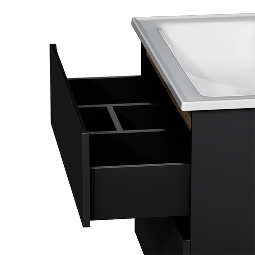 Тумба под раковину AM.PM X-Joy 80 M85AFHX0802BM подвесная Черная матовая