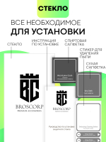 Матовое стекло BROSCORP для Xiaomi Redmi 10C оптом (арт. XM-R10C-FSP-GLASS-MATTE)