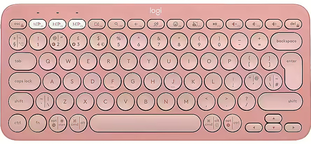 Клавиатура Logitech Pebble Keys 2 K380s (920-011853) розовый