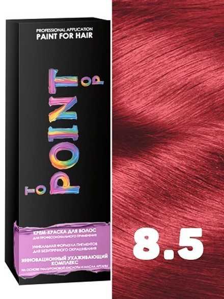 POINT. Краска для волос, тон №8.5, Блондин красный 100мл