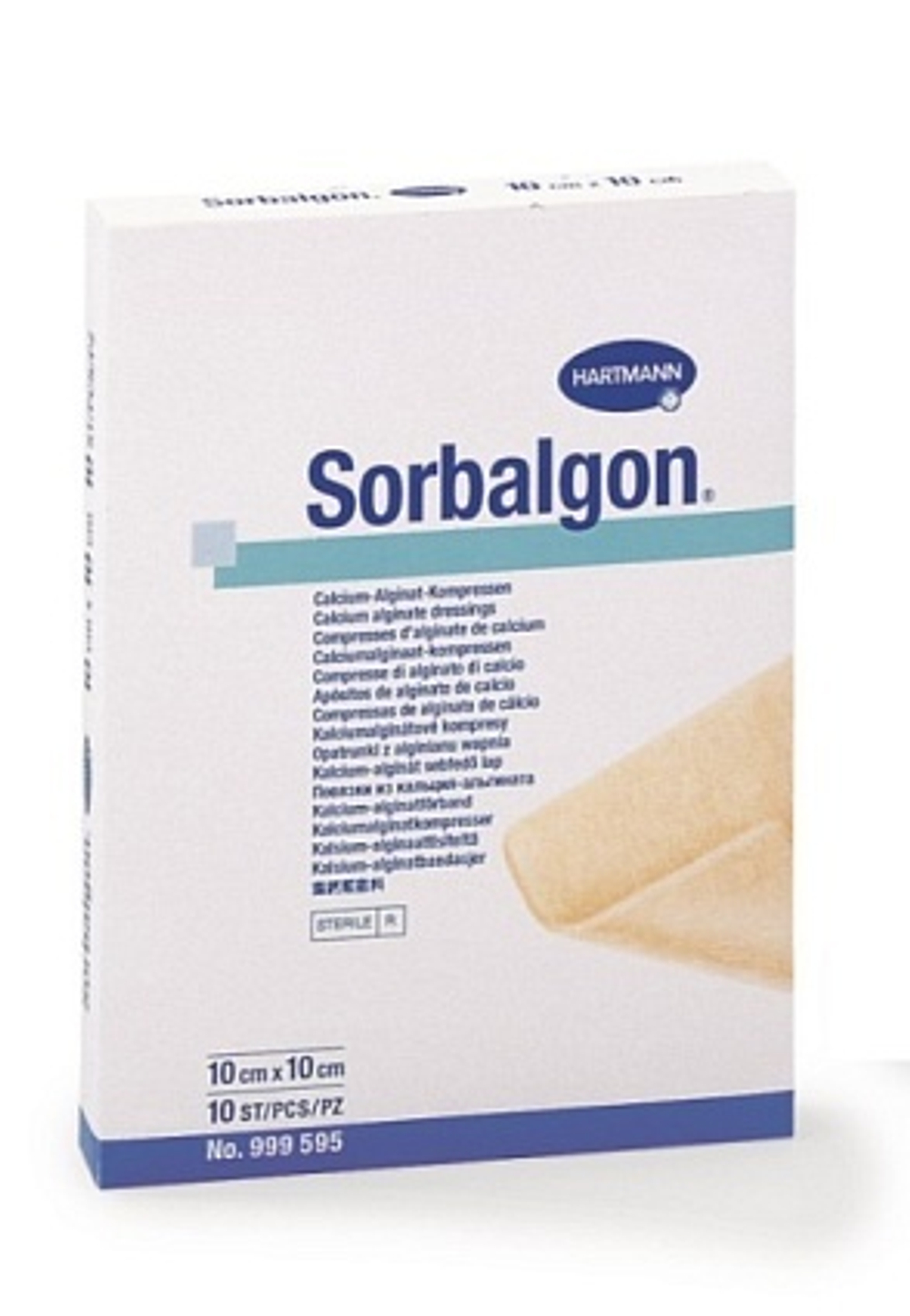 SORBALGON - повязка кальция-альгината10х10 см
