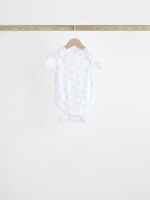 Боди с коротким рукавом для малышей Next K79-568, 7 шт., Белый, Розовый