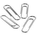 Скрепки BASY 28 мм, оцинкованные, 100 шт/упак