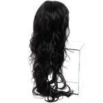 Парик карнавальный «Очарование» (волнистые локоны 90 см), Черный