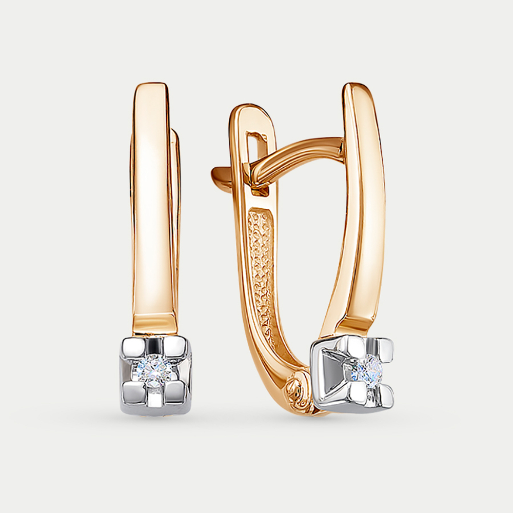 Серьги с брилл